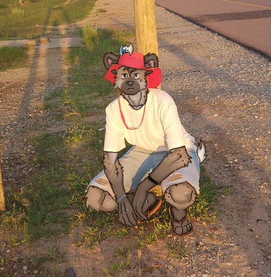 MAR1GUM's tweet photo. Waddup My Fellow Yeens!! 

#furry #hyena https://t.co/MZJEVXeD5A