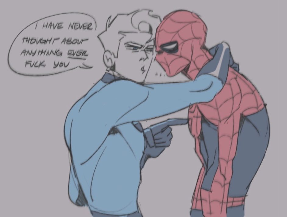 milk__bat's tweet photo. middle school humor #spideytorch https://t.co/geruyChCIb