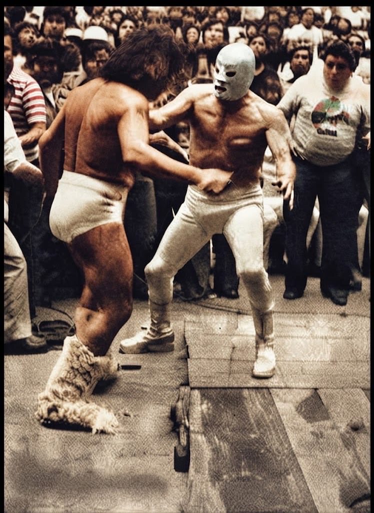 ElHijodelSanto's tweet photo. @EfemerideDelDia #UnDíaComoHoy 12 de septiembre (1982) #ElSanto realizaba su tercera y última despedida de la #LuchaLibreMexicana en el legendario Toreo de Cuatro Caminos. https://t.co/ZGbZsr1ogw