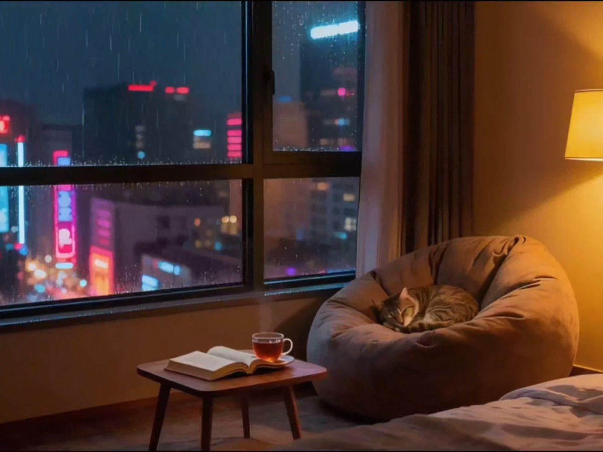 chalo748513's tweet photo. Just found a lo-fi playlist that perfectly matches the rainy evening vibe—headphones on, world fades out, pure musical comfort right here. https://t.co/vHZTk3YLA9