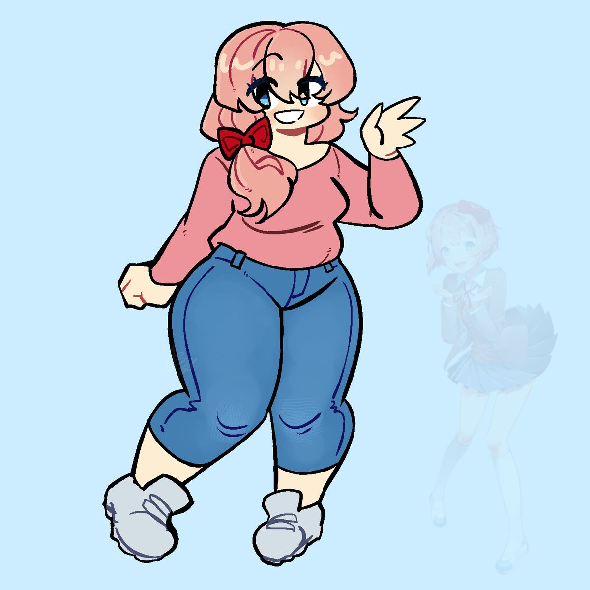 Azmoonshine1's tweet photo. Older Sayori idea https://t.co/TEZrFOBHs3