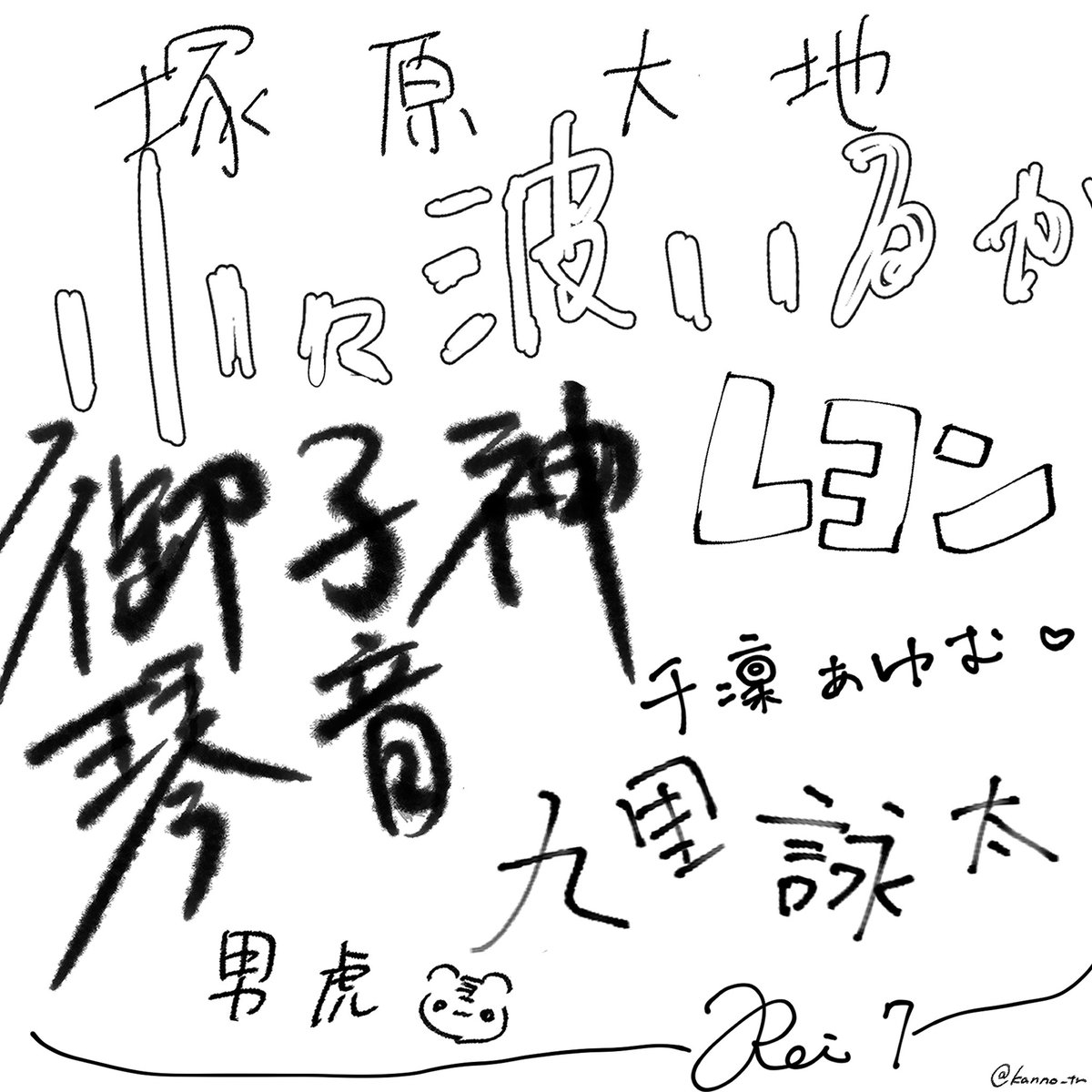 kanno_tr's tweet photo. 初見と現在のやた個人的イメージ

をやったつもりだけど色々多分なんか違う https://t.co/eY62aTV3lN