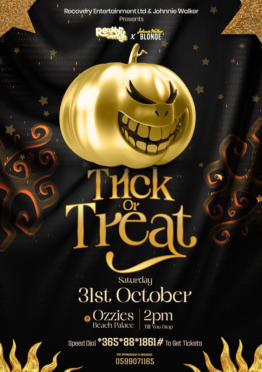 RecoveryGlobal_'s tweet photo. Forget the candy. This Halloween we are choosing Treat. But if you come with looking for a Trick, we’ve got you covered. 

Saturday, 31st of October 
Ozzies Beach Palace 
2PM till you drop 

Come with all the energy! 
Get your tickets now! 
https://t.co/BqgsIJPE4q https://t.co/Q2tC2GU82p