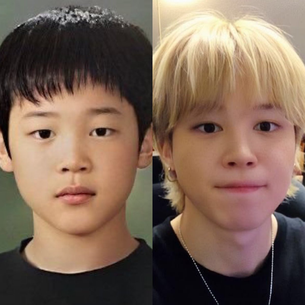 bratzlibra's tweet photo. “he’s everything that jimin thinks he is” 

only one of them needed to be reconstructed into somebody else’s face just to look good, and it’s NOT jimin! 😭 https://t.co/QaNq5Z6Op2