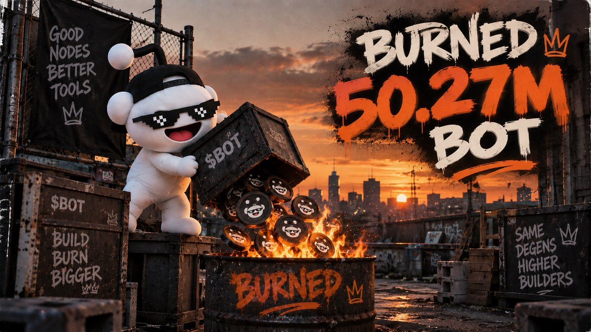 GnBot_'s tweet photo. 50.27M $BOT burned and counting. https://t.co/vadMiQsBZ7