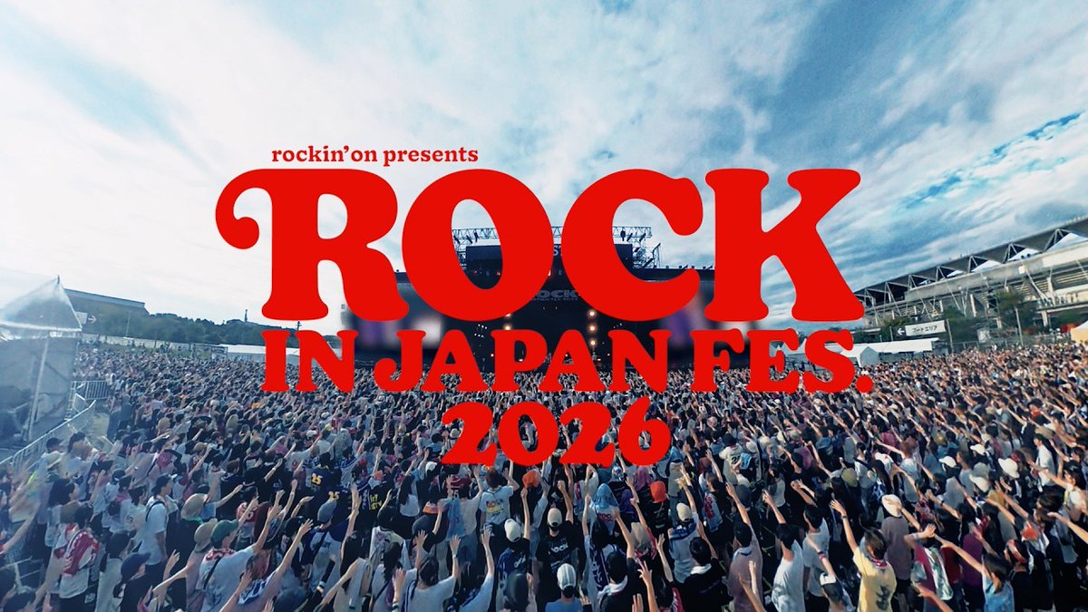 KVSSHOP's tweet photo. 🎸ROCK IN JAPAN FES. 2026

📅9月13日(日)
📍千葉市蘇我スポーツ公園

IMP.
[Alexandros]
Age Factory
OddRe:
KUZIRA
Cloudy
クリープハイプ
サバシスター
湘南乃風
Da-iCE
日食なつこ
猫背のネイビーセゾン
NELKE
ハルカミライ
BUMP OF CHICKEN
FRUITS ZIPPER

👀視聴方法
🔗https://t.co/ivZ5qdaIm8 https://t.co/F0FbxZiK3T