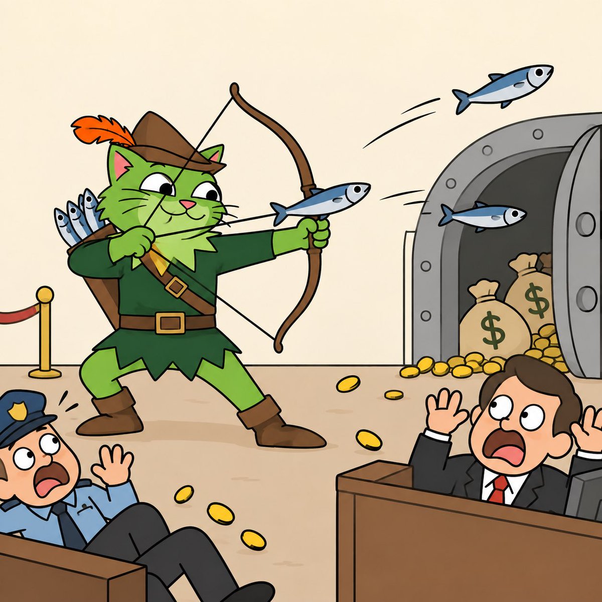robinthecatrh's tweet photo. loan application denied. plan b deployed.
#Memecoins #Crypto #Robinhood https://t.co/pqwnLfDNQT