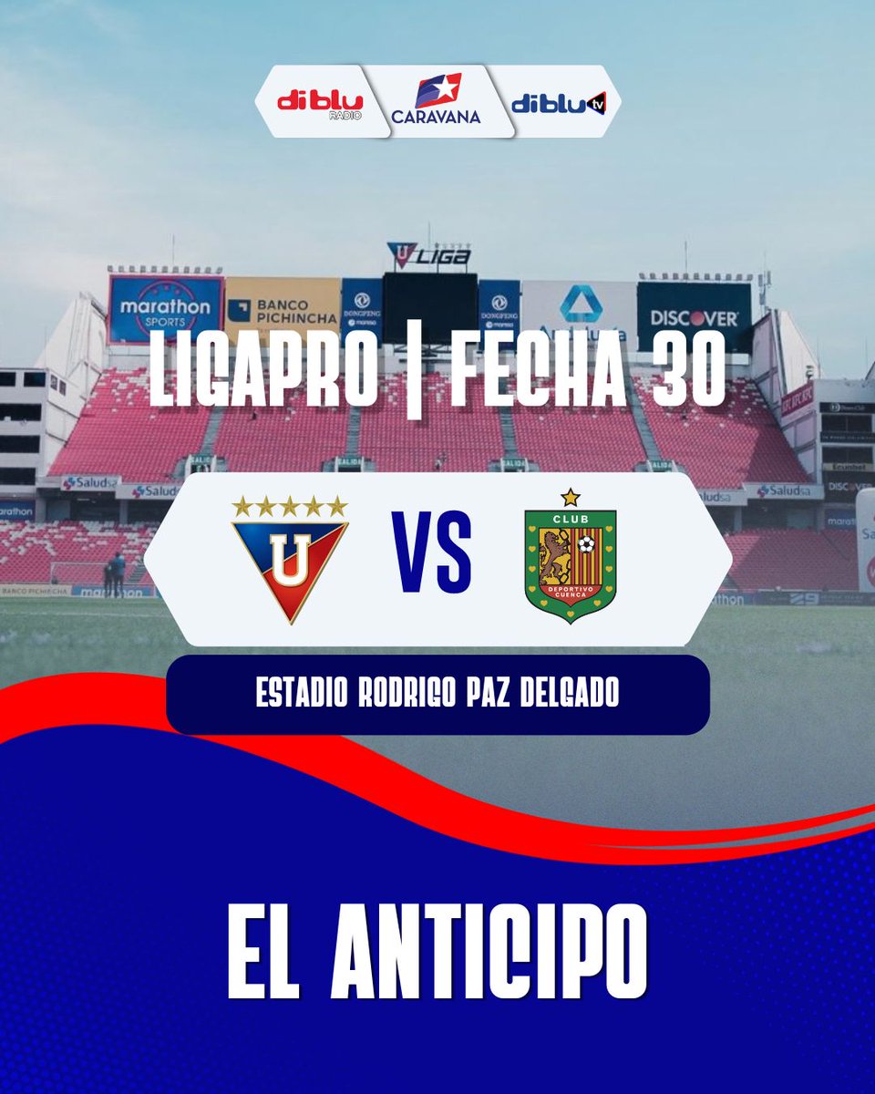 RadioDibluFM's tweet photo. ¡ARRANCA EL ANTICIPO! ⚽️🔥

🎙️Relatos: @gileralava  
🎙️Comentarios: @jamolestina, @ccarrasco750   
🎙️Informe: @jmalvearc 
🎙️Voz comercial: @nadia_manosalva 

📻Escúchalo por:  https://t.co/7cd2s2mM5k | https://t.co/tb78PEbR3O https://t.co/lszbQ2B06b