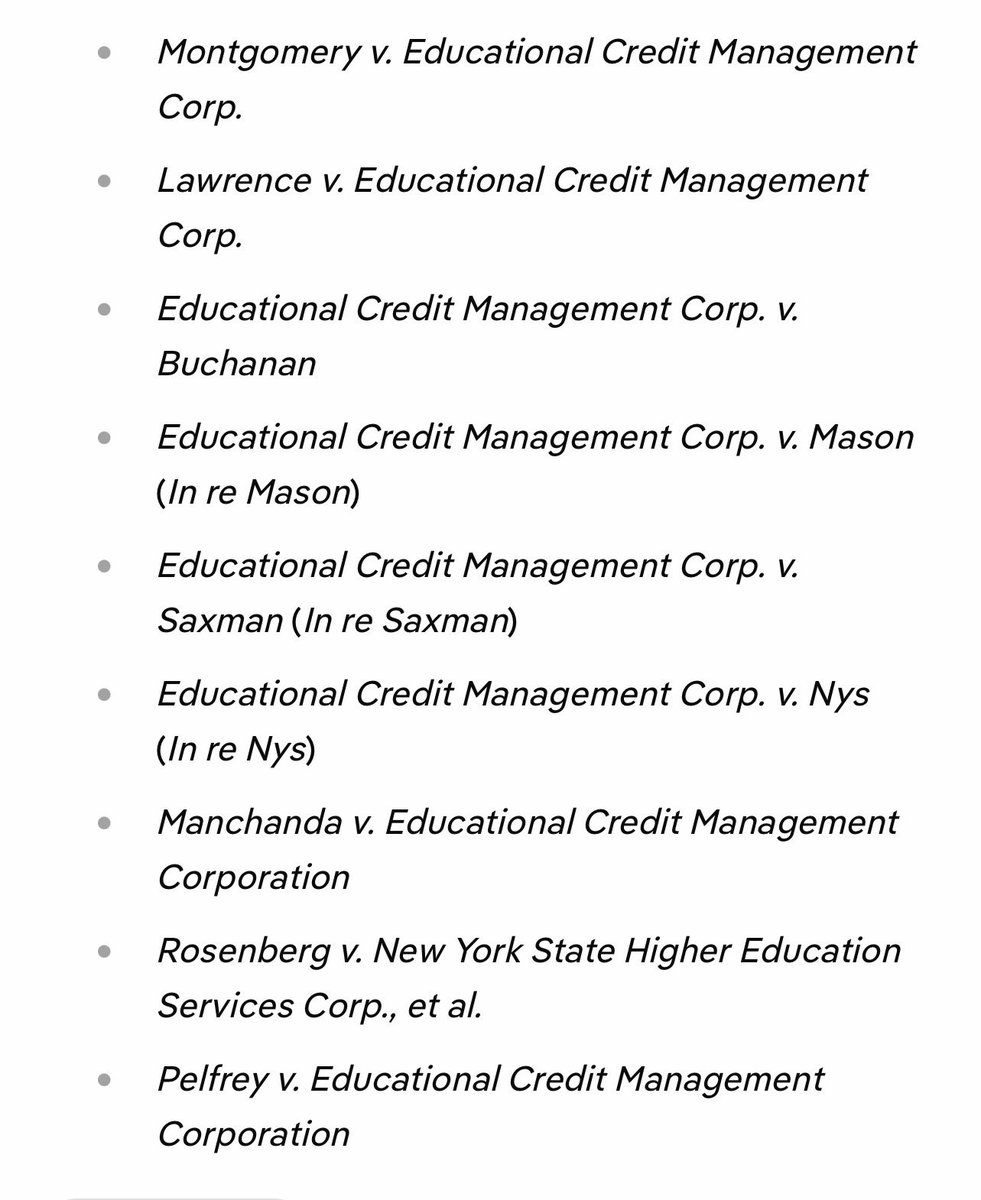 JobsKnight93's tweet photo. Educational Credit Management Corporation out of Minneapolis,Minnesota and Department of Education has made billions off their  predatory tactics and pollution litigation 
Their favorite flavor is scamming bankruptcy courts 
A few lawsuits filed against these ECMC Scammers  and their bankruptcy minions who turn a blind eye.