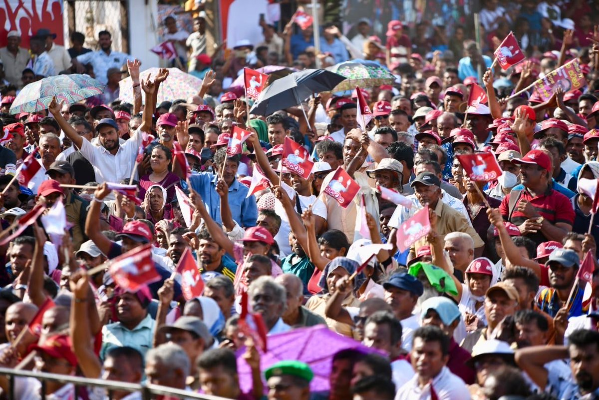 RajapaksaNamal's tweet photo. I could not stand with you in Anuradhapura today. But from behind the walls of remand, I felt the strength of the people.

My sincere thanks to everyone who organised today’s #JanaSatana rally, to those who travelled from across the country, and to every person who stood with us, including those who came from different political parties and backgrounds.

What we saw today was bigger than one party or one individual. It was people coming together because they believe Sri Lanka deserves better.

We may disagree on many things, but when it comes to justice, democracy, accountability and the future of our country, we must be willing to stand together.

To every person who stood in Anuradhapura today, this message is for you: your voice was heard. And it will not be forgotten.

#NextWaveNR #SLPP 

- Admin