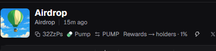 stockiusquant's tweet photo. The Airdrop coin has 1% fees.

The max is 3%. Shouldn't be the airdrop as high as possible? https://t.co/7nwfDQlSSI