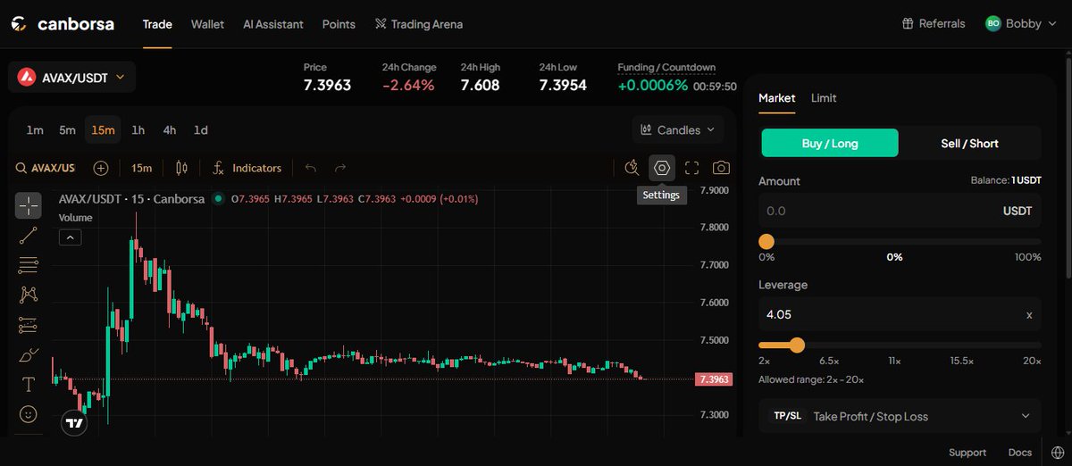 Bobbykatto's tweet photo. 30% for 30 days 👀

No volume requirement. And the top 5 referral volumes split $500.

I opened the Canborsa Trading Arena to see what’s up.

If you trade, you might want to look at this.

→ https://t.co/8471IPomj7 https://t.co/mdzlaED9Rt
