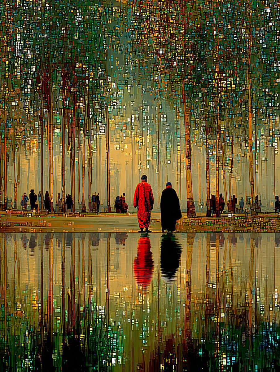 fraveris's tweet photo. “We are our memory,
we are that chimerical museum of shifting shapes,
that pile of broken mirrors.”

Jorge Luis Borges, In Praise of Darkness

Leiko Tar artwork https://t.co/cXR5HYciZa