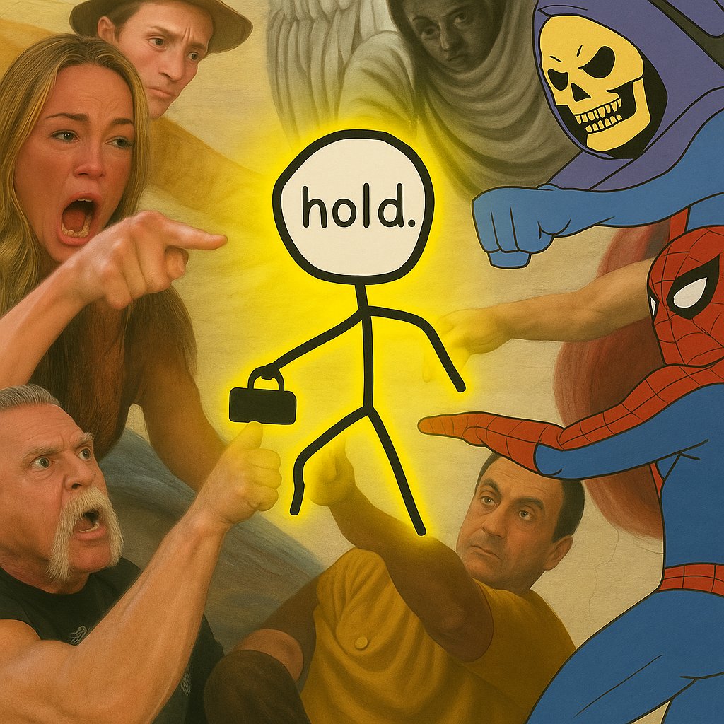 stockiusquant's tweet photo. Everyone is a hodlooor now. https://t.co/qnDRfTpYKv