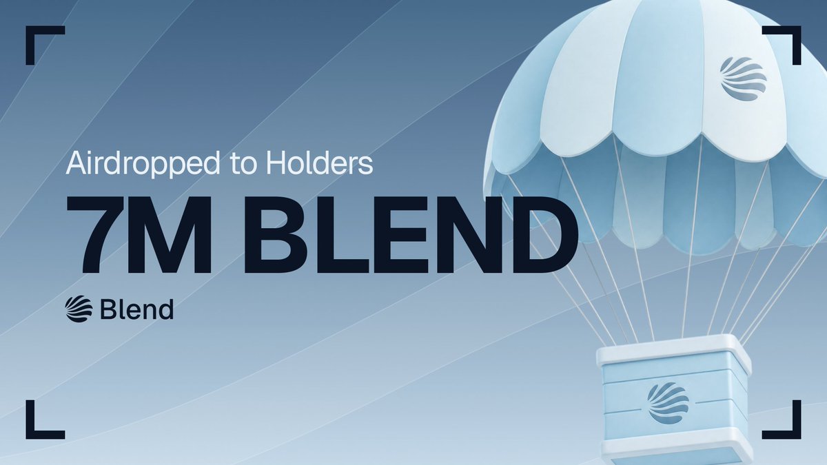 BlendLaunch's tweet photo. 7M $BLEND airdropped to holders so far, and it keeps coming every hour.

https://t.co/6cJSn4TjLL https://t.co/7jPm3EoEUe