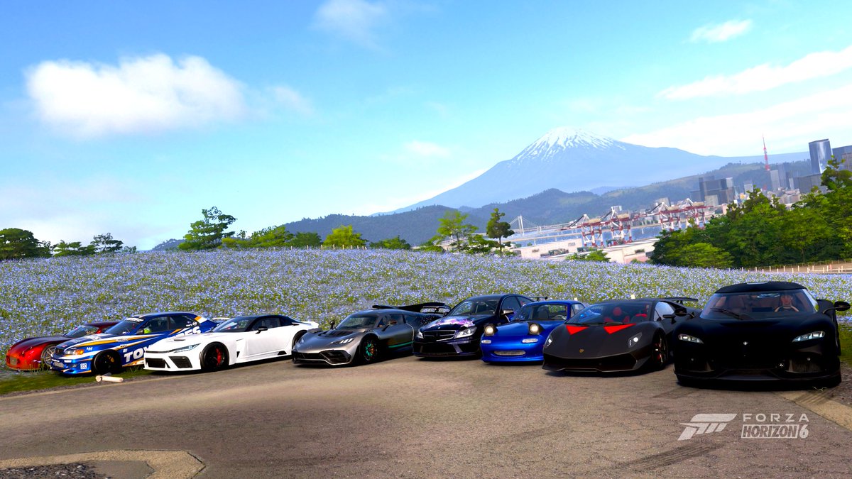 NARUSELA_'s tweet photo. 土曜ツーリング会📸#FH6
参加してくれた りっきー、月ノさん、チョイサーさん、わるがきさん、svkwさん、gizmoさん、Bloodymoon0130さん、ありがとうございました✨今日も楽しかったです！おかげ様で毎週の楽しみになってます😊一緒に配信してくれた先生も、いつもありがとうございます🙏 https://t.co/dnVIMY1Ft8