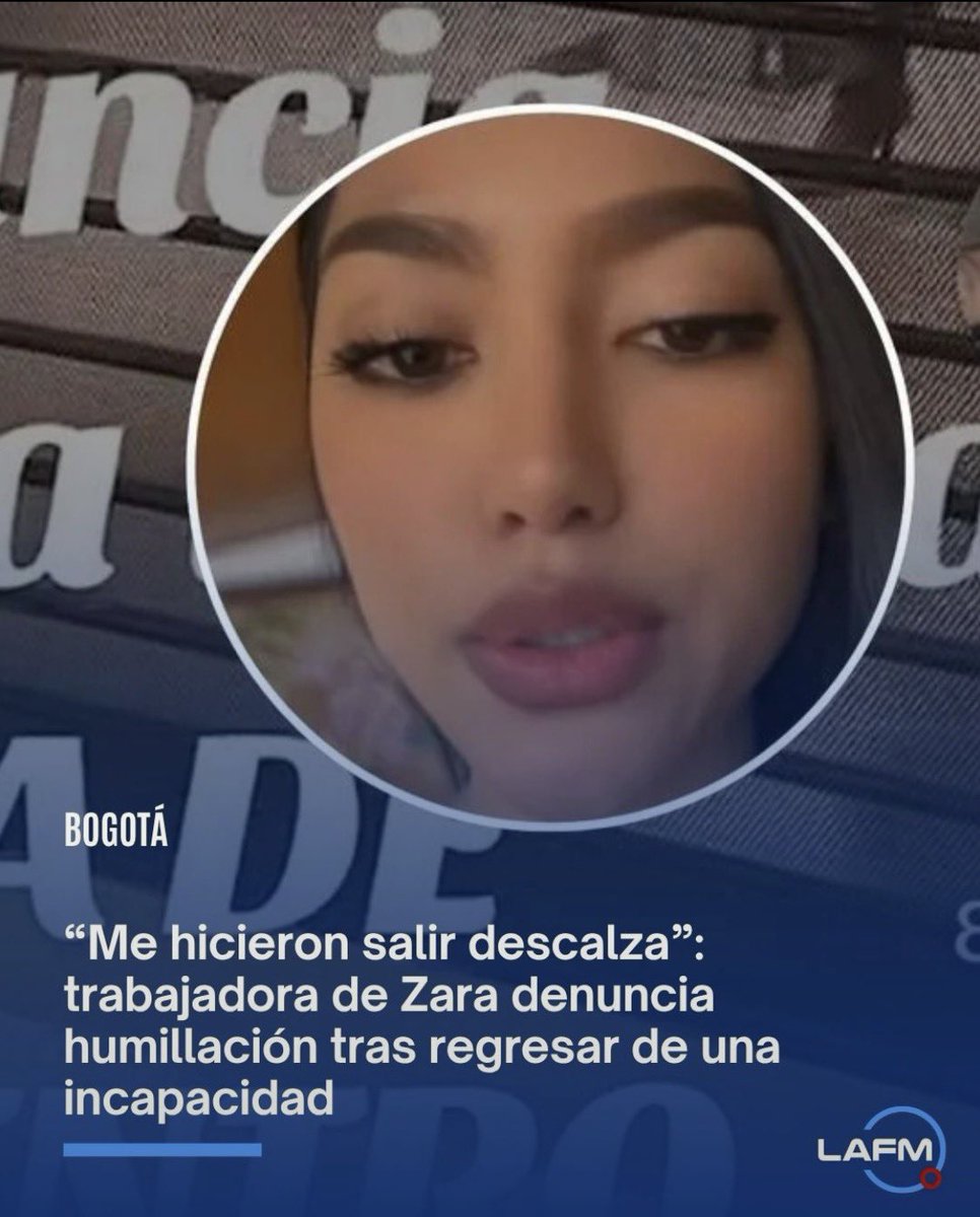 nilsonagu's tweet photo. Maria Alejandra Rojas, la mujer que la asistente de su jefe, le exigió que devolviera los zapatos que eran de dotación y tan pronto lo hizo Maria Alejandra Rojas, no le importó que se fuera a pie limpio para su casa, y sabiendo que acababa de terminar una incapacidad por un accidente laboral que tuvo, y lo más hpta, no la tenían afiliada a una ARL, todo esto paso en @ZARA de Unicentro, estos miserables merecen el repudio social y nadie vuelva a este antro a comprar, definitivamente hay muchos hptas en esta vida