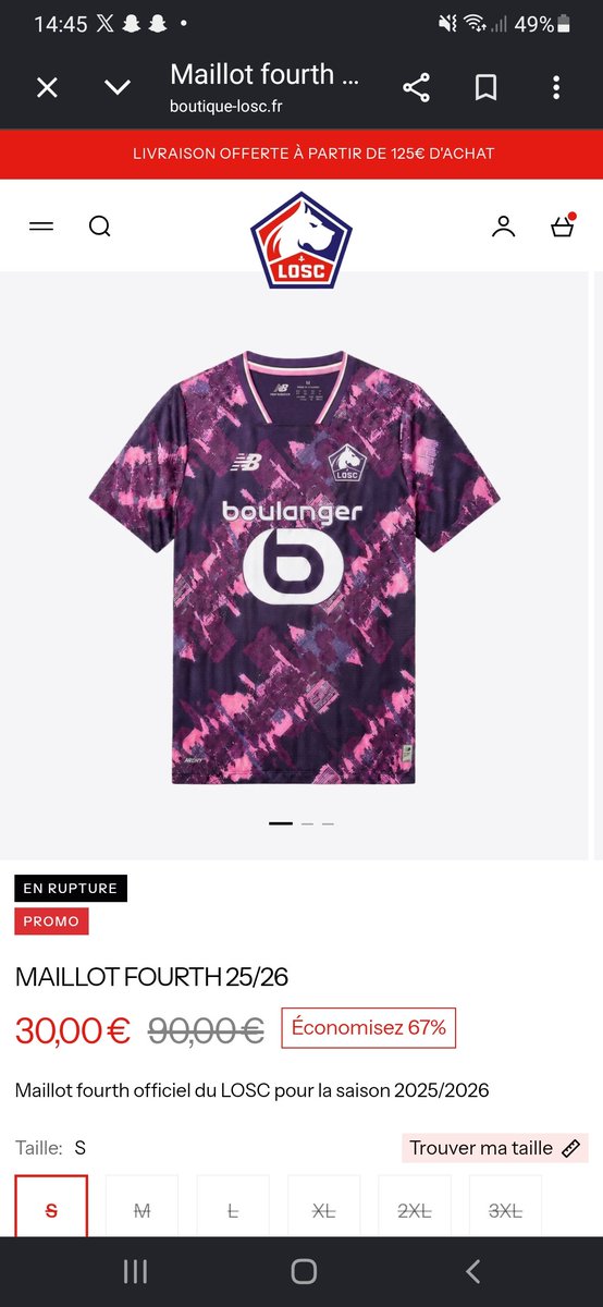 Losconly59's tweet photo. Les gars je lance une bouteille à la mer j ai loupé la braderie ça faisait un moment que je chercher ce maillot si quelqu'un sait où je peux le trouver svp ( taille adulte ) @losclive @Loutchio4 @Evanrelscars https://t.co/qS2MRWTYvl