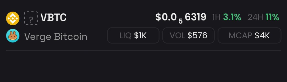 ObezX_'s tweet photo. People ignore it when it looks like nothing and end up FOMOing at the top when it starts making sense...

Become a Verger today with just a small amount.

100x is possible.

Current MC: $4k.

I'm not in a rush... we'll ride it slowly to the top. 🚀 https://t.co/9xLaHoHELS