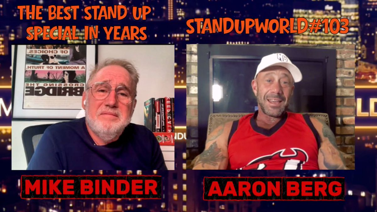 MikeBinderjokes's tweet photo. 🎙️ Tomorrow AM. Exclusively here on X.

Stand Up World is back — my first comedian podcast interview in a while, and it's a great one. Sitting down with comedian Aaron Berg, who I recently met in New York. His new stand-up special is a fantastic 30-minute comedy special, and I loved it.

We get into life, Algonquin Park, philosophy majors turned comedians, acting, and the new special.

Join us tomorrow.

#StandUpComedy #AaronBerg #NYCComedy