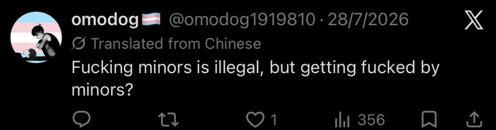 SaberStrawberry's tweet photo. @omodog1919810 Why would any self respecting trans person accept the (dumbass) opinion of a pedophile? https://t.co/bKPWk0k84w