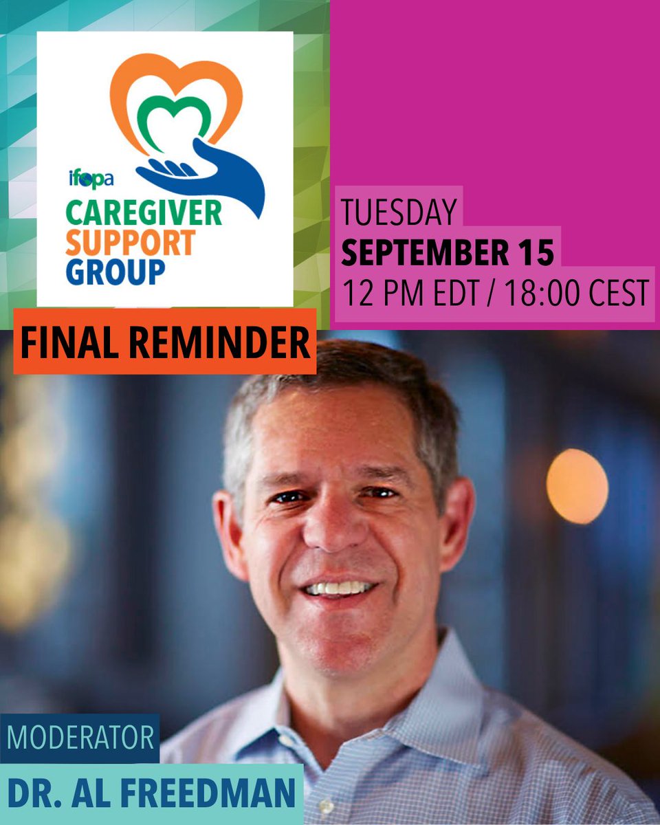 ifopa's tweet photo. 📌 FINAL Reminder: Join our FOP Caregiver Support Group on Tuesday, September 15, at 12 PM EDT / 18:00 CEST 💬❤️

Caring for someone with FOP is a journey filled with love, challenges, and strength. You deserve a community that gets it.

Led by Dr. Al Freedman (@amf41) 

👉 Register: https://t.co/wmhWmY2RU8 #RareDisease #FOPawareness #CaregiverSupport #CaregivingHappens #caregiver