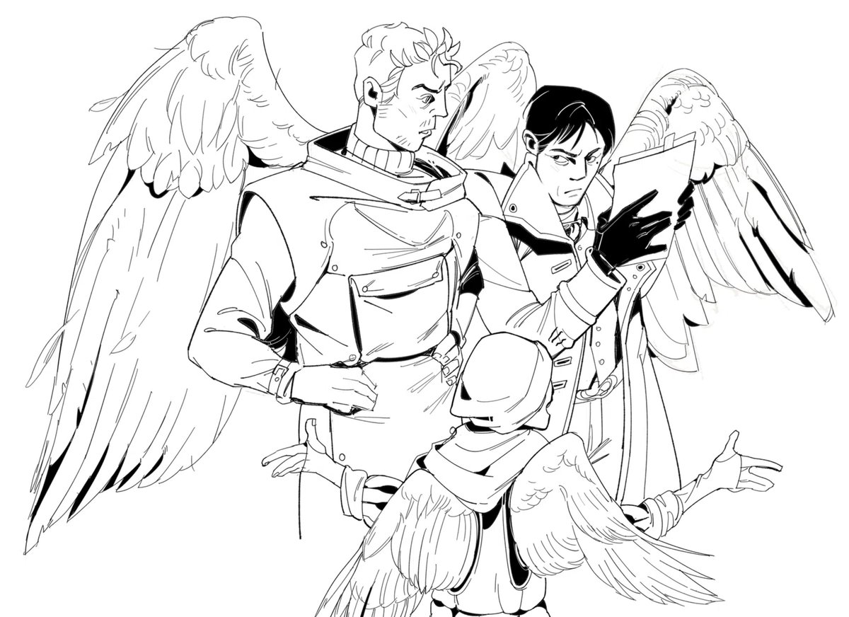 alyxwal's tweet photo. idk i just love AUs where characters randomly have wings https://t.co/vByH9L0XHe