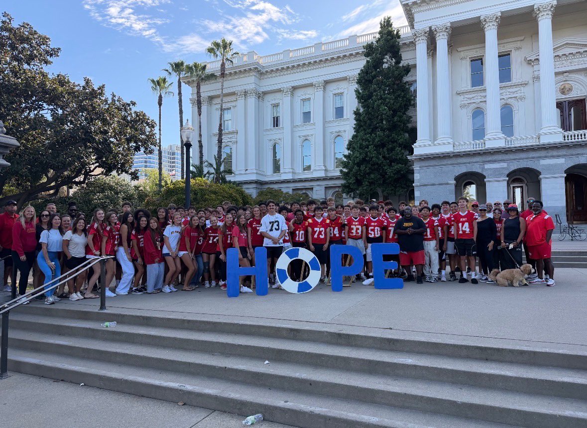 Jesuitsacfball's tweet photo. Our Annual “Walk out of Darkness” walk to honor Coach Justin Hall’s memory and legacy. https://t.co/yaOvLWSnJ6