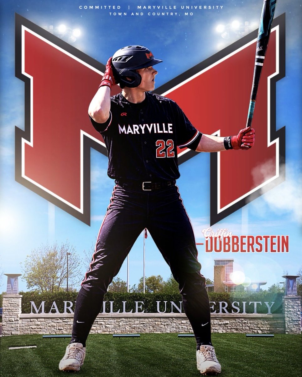 GriffinDobbers1's tweet photo. I’m blessed and excited to continue my athletic and academic career at Maryville University to play baseball! I want to thank my family, coaches, and teammates that have helped me along the way!                    #rollsaints https://t.co/ocAVA8fhsn