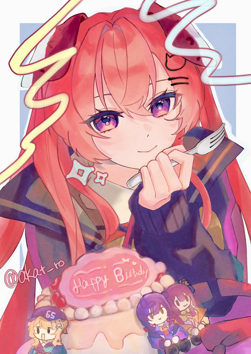 akat_ro's tweet photo. 素敵な1年を🎉✨
#むにゃーと
#あまがせいたんさい2026 https://t.co/fNKyx8OOJ5