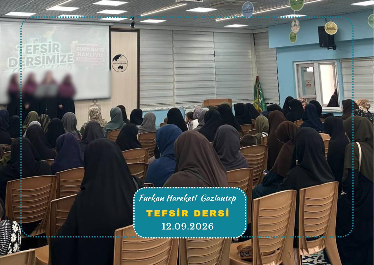 FurkanDerGzntp's tweet photo. 📍Her hafta düzenli olarak gerçekleştirdiğimiz tefsir dersimizde bu hafta kalınan yerden devam edildi.

✨Rabbim ayetleriyle amel edebilmeyi nasip eylesin...

🌿Katılım gösteren tüm kardeşlerimizden Allah razı olsun

#TefsirDersi
#CumartesiTefsirDersi https://t.co/WB9QuiWoJJ