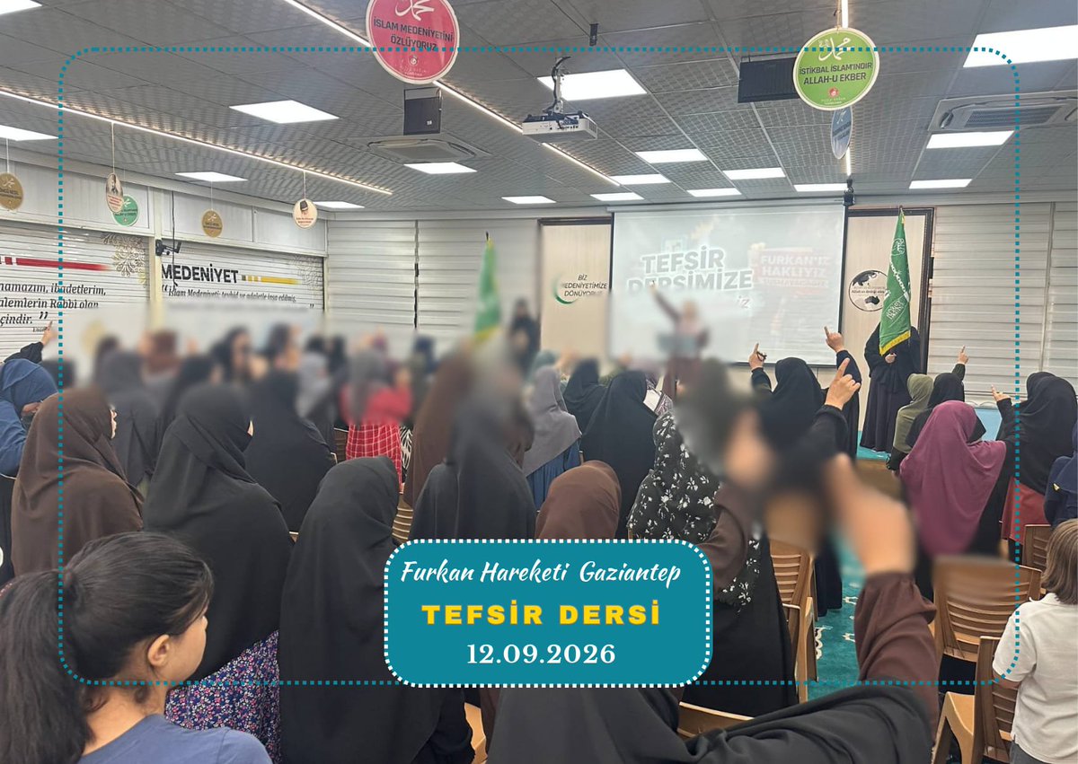 FurkanDerGzntp's tweet photo. 📍Her hafta düzenli olarak gerçekleştirdiğimiz tefsir dersimizde bu hafta kalınan yerden devam edildi.

✨Rabbim ayetleriyle amel edebilmeyi nasip eylesin...

🌿Katılım gösteren tüm kardeşlerimizden Allah razı olsun

#TefsirDersi
#CumartesiTefsirDersi https://t.co/WB9QuiWoJJ