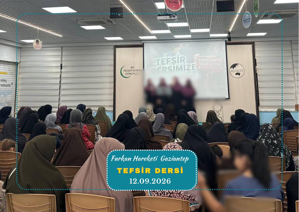 FurkanDerGzntp's tweet photo. 📍Her hafta düzenli olarak gerçekleştirdiğimiz tefsir dersimizde bu hafta kalınan yerden devam edildi.

✨Rabbim ayetleriyle amel edebilmeyi nasip eylesin...

🌿Katılım gösteren tüm kardeşlerimizden Allah razı olsun

#TefsirDersi
#CumartesiTefsirDersi https://t.co/WB9QuiWoJJ