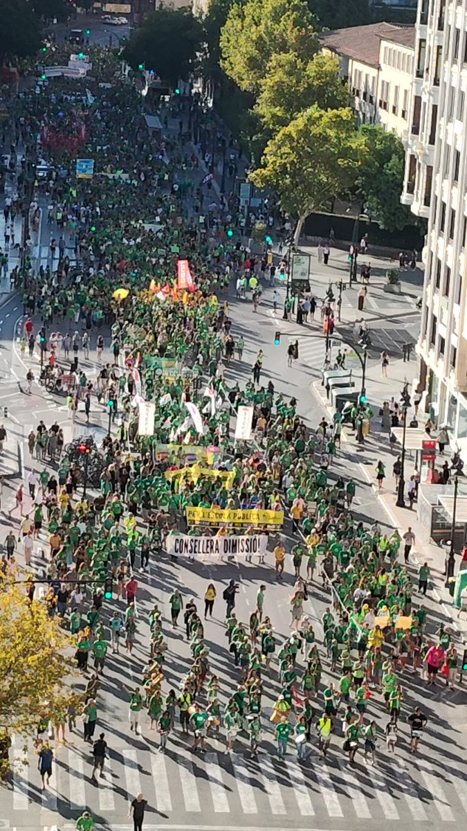 ManuSalutIV's tweet photo. 🔊MANIFESTACIÓ
#EscolaPúblicaDeQualitatEnValencià

💚Aquesta vesprada pintant de verd els carrers en defensa de l'Educació Pública de Qualitat!

Pl. de Sant Agustí, C. Xàtiva, C. Colom, C. Palau de la Justícia,Pl. Alfons el Magnànim, C. la Pau, C. Sant Vicent i Pl de l’Ajuntament https://t.co/vf8X5IT2Ap