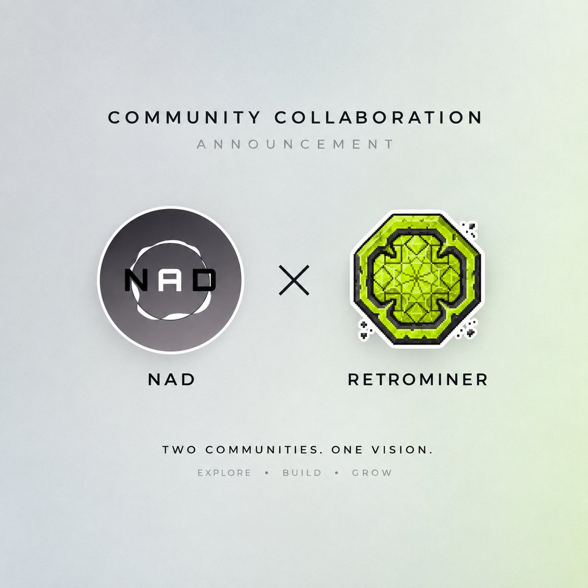 N_AlphaDao's tweet photo. 𝗣𝗔𝗥𝗧𝗡𝗘𝗥𝗦𝗛𝗜𝗣 𝗔𝗡𝗡𝗢𝗨𝗡𝗖𝗘𝗠𝗘𝗡����

We are extremely happy to announce the partnership with @RetroMiners  on their Nft Collection 

For More info on Giveaways check  our dc https://t.co/HmM1IdLdOU