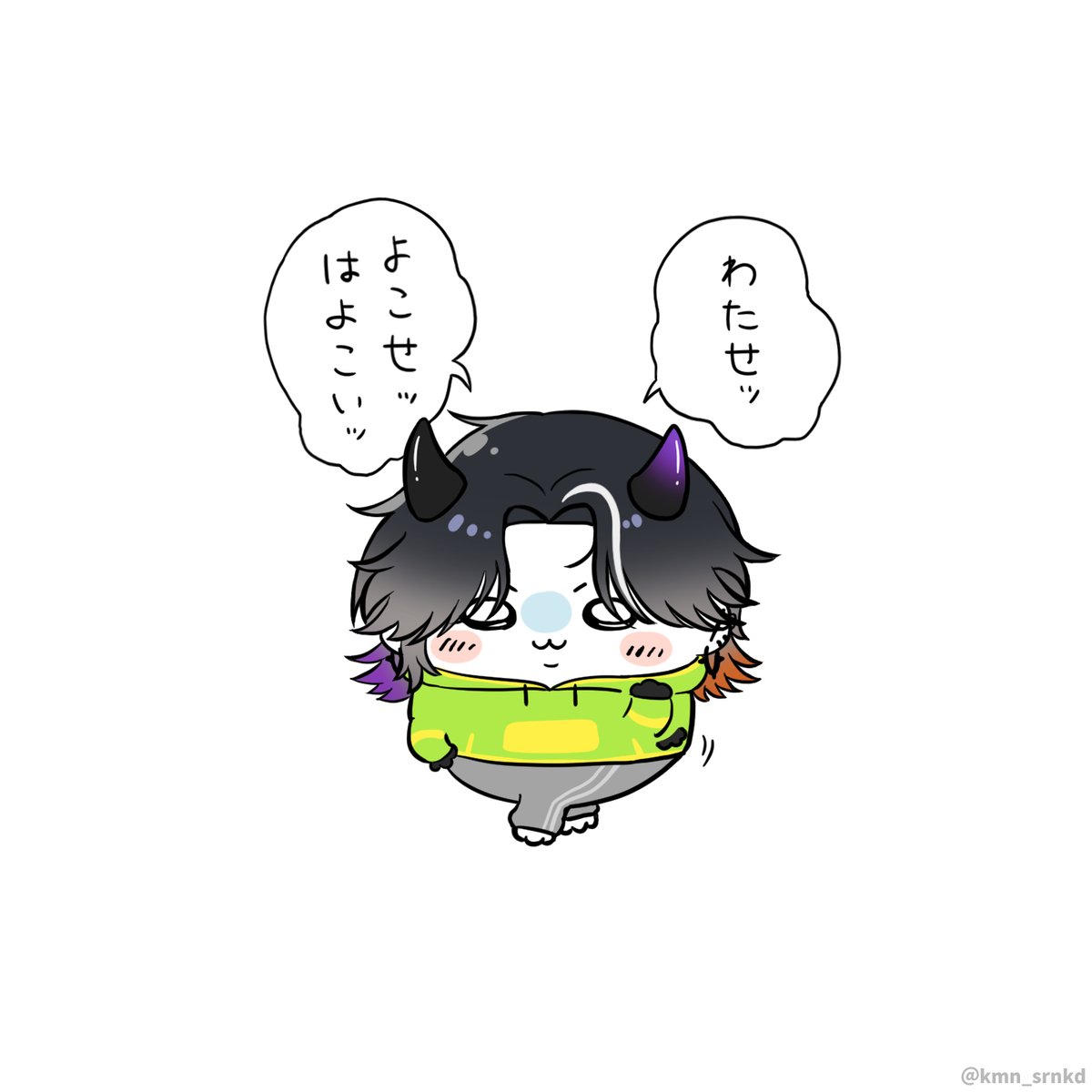 kmn_srnkd's tweet photo. ※ちいかわパロ
モモンガな2人
#鬼ヶ谷展 #Yurarts https://t.co/1Ji3wnOKf4