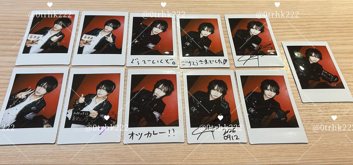 0trhk222's tweet photo. 【 お譲りいたします 】

零[Hz] ZEROHZ LIVE TOUR 2026
“ECLIPSE DOMINION”

9/12 ㈯ 新栄SHANGRILA 当日チェキ

譲 : ROYさん Rioさん RYOGAさん
求 : 定価

お気軽にお声がけください。 https://t.co/w5FfSt7P2y