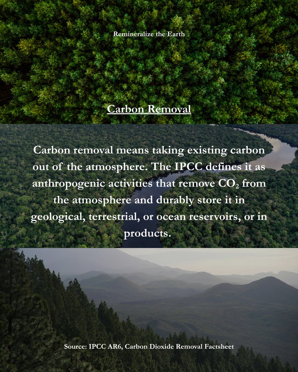 remineralize's tweet photo. Carbon reduction slows emissions, removal draws down carbon. 🌎

🔗: https://t.co/zMzE4z90Yk 

#CarbonRemoval #CarbonReduction #ClimateSolutions #EnhancedRockWeathering #Remineralization #SoilHealth https://t.co/LV4Ee3ti8F