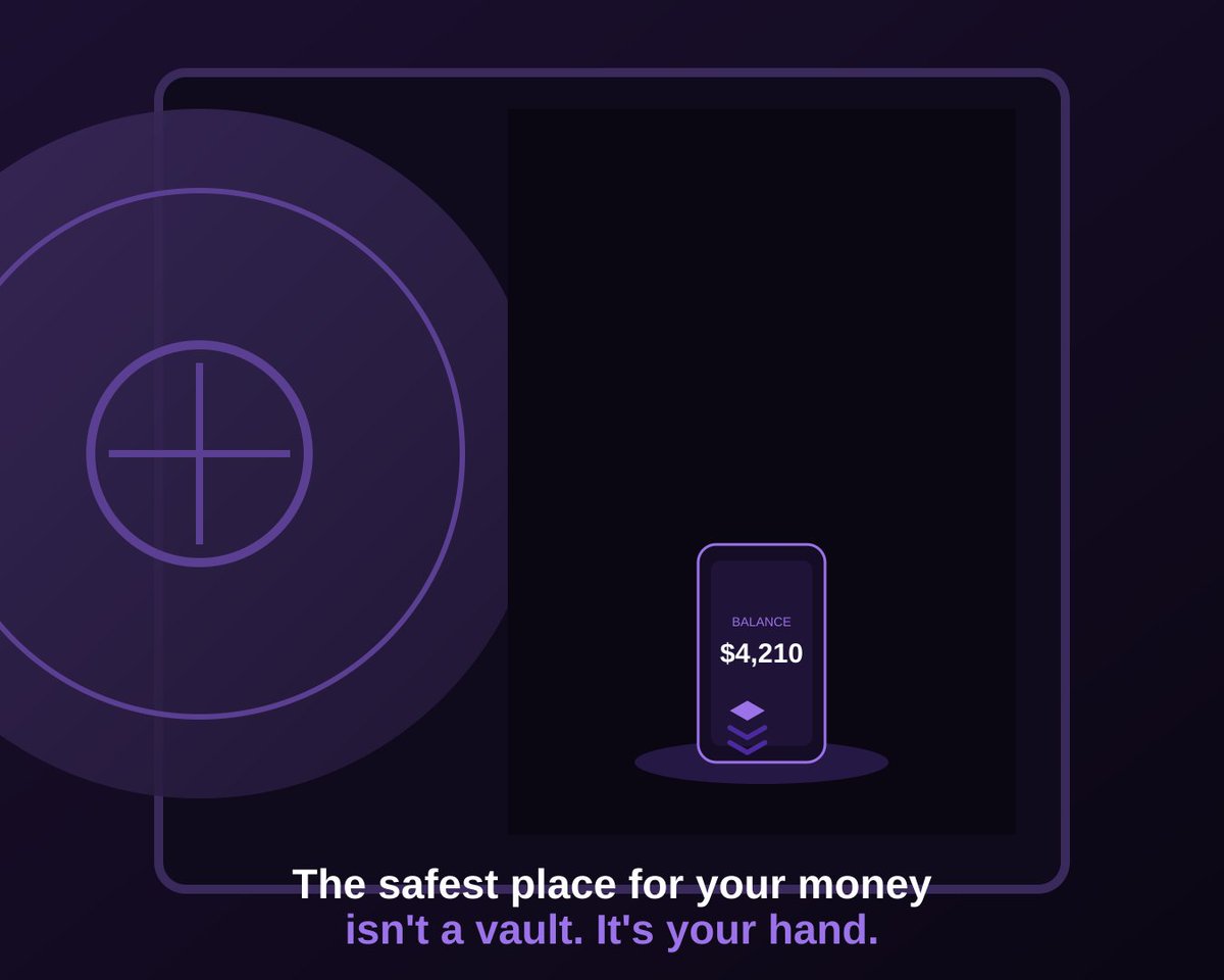 Routa_DeFi's tweet photo. Vaults get robbed. Servers get hacked. Your own hands don't.
@Routa_DeFi https://t.co/v7tERkZ47W