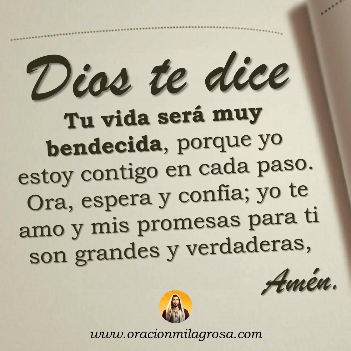 oracion_milagro's tweet photo. Dios conoce tus luchas, tus sueños y todo aquello que llevas en el corazón.

Confía en Él, sigue orando y prepárate para recibir las bendiciones que llegarán a tu vida en el momento perfecto 🙏 https://t.co/WbJZ5IQjcw