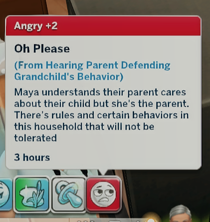 annasiims's tweet photo. grandma said "i said what i said!" 😭😭😭 #TheSims4 https://t.co/2bH5TsRouW