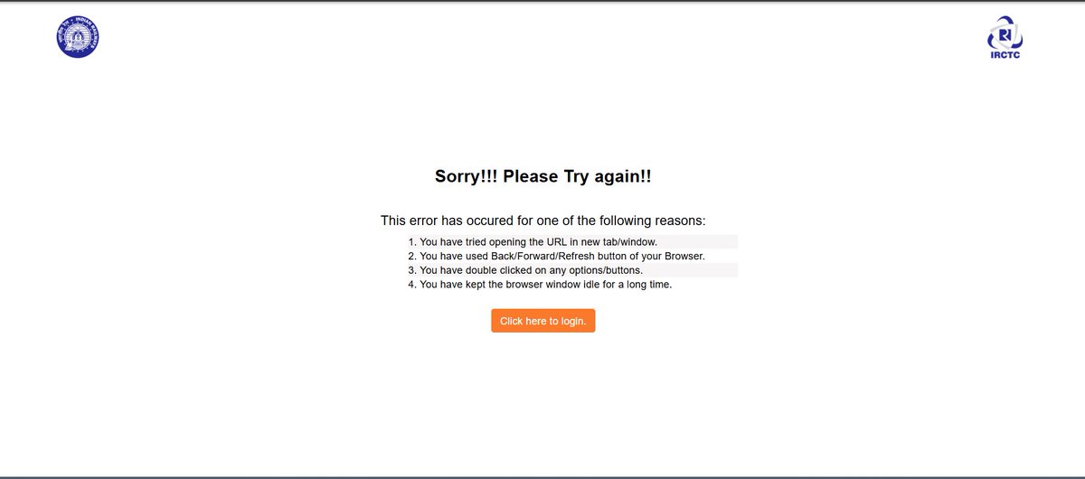 plexed_fr's tweet photo. Does selenium not work on websites like irctc? It automatically gives error while going to the payment section. #webautomation #selenium #python #irctc https://t.co/kGVuGDuh0I