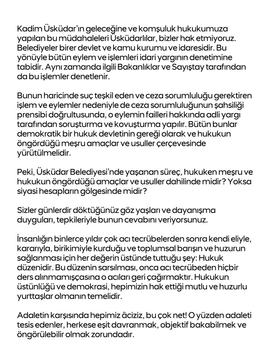 sdedetas's tweet photo. Geleceğimize, irademize ve Üsküdar’ın yarınlarına hep birlikte sahip çıkıyoruz. 
Hak galip gelecek, birlikteliğimiz kazanacak! 

Hepinizi özlemle selamlıyor, en içten sevgilerimle kucaklıyorum… https://t.co/hqvfSAaQmq