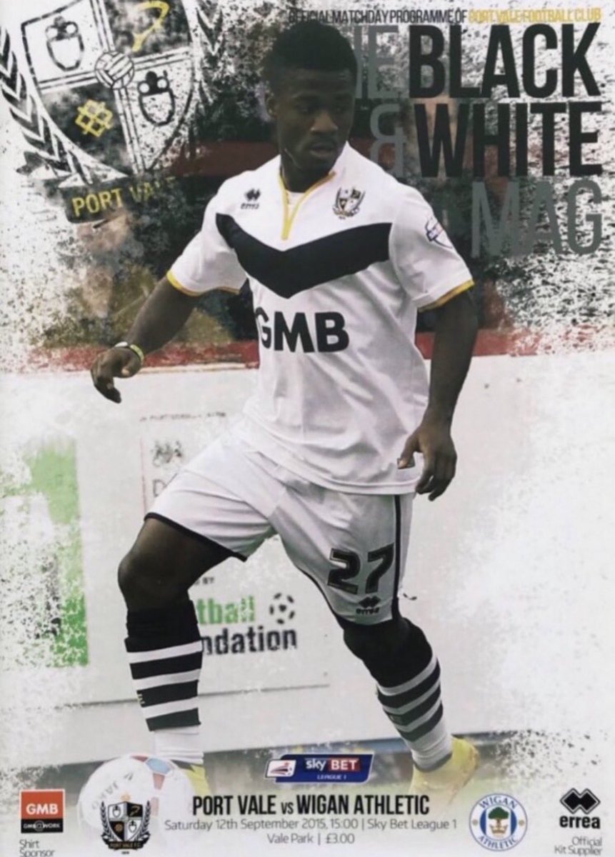 pvfcprogs's tweet photo. #OnThisDay 12/9/15

PORT VALE  3  WIGAN ATH  2
Grant, Dodds, Ikpeazu

A last minute goal from Uche Ikpeazu saw Vale beat Wigan in a five goal thriller at Vale Park in League 1. Anthony Grant &amp; Louis Dodds had earlier scored before Uche’s timely strike. Att 5,953 #pvfc #portvale https://t.co/CWLImi7Ydj