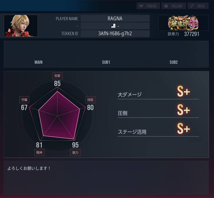 ooki1121306's tweet photo. RAGNA　気合い溜め厨
＃TEKKEN8
＃鉄拳8 https://t.co/3q6XO5n5Zq
