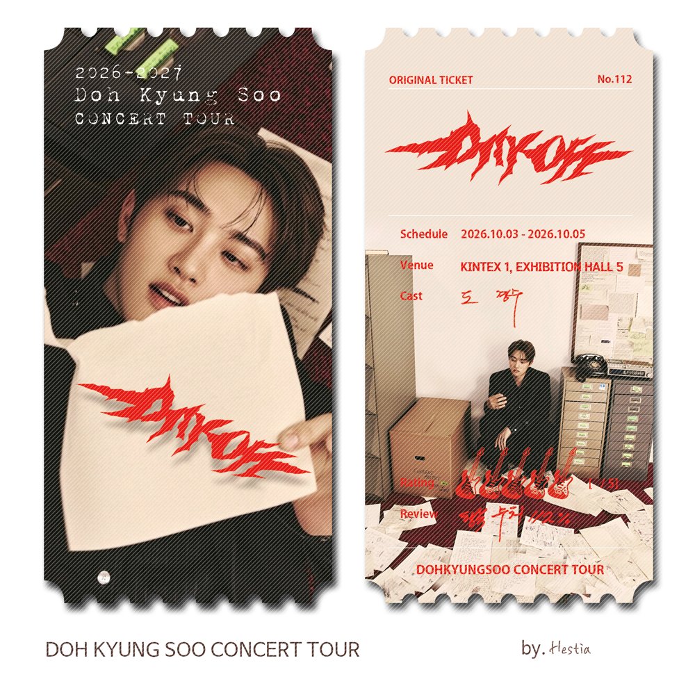 Hestia_D112's tweet photo. 됴콘 [DAYOFF] 기념 오리지널 티켓 🎟 

됴콘 장소 확정되었으니 
티켓팅 성공기원하며 재제작

다시 집에서 한 땀 한 땀 😆

기타 든 경수 너무 예뻐서 
어떤 걸로 제작할 지 고민중

---

어떤 게 더 나은가요? 🤔

#도경수� #DOHKYUNGSOO�
#DAY_OFF
#도경수콘서트
#데이오프 https://t.co/qteZwcM5IJ
