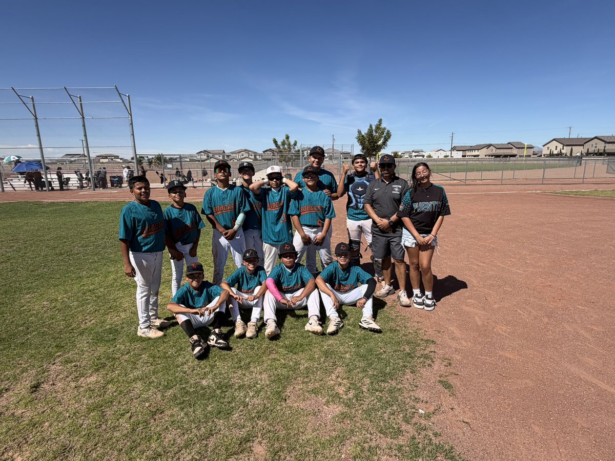Maldo_Puentes's tweet photo. Congratulations to our 8th grade Puentes baseball team on their amazing win today. Great effort by all our players. https://t.co/4bVPMyYDmd