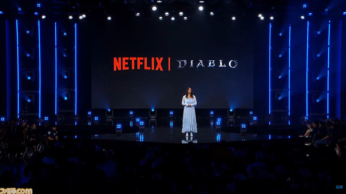 famitsu's tweet photo. 『ディアブロ』アニメ化が決定。Netflixと共同制作【BlizzCon】
https://t.co/cYQH4OWIAE

世界を魅了するダークファンタジーが新作アニメーションシリーズとして制作進行中。詳細は今後発表 https://t.co/BWChLpkFZI