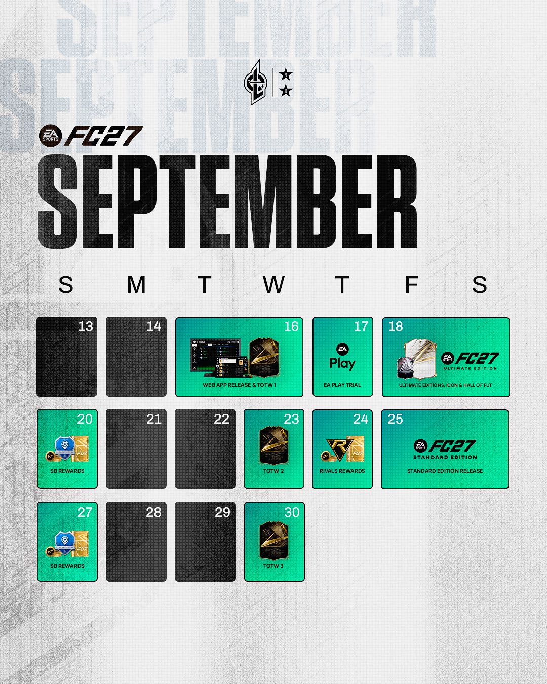 FC 27 September Schedule