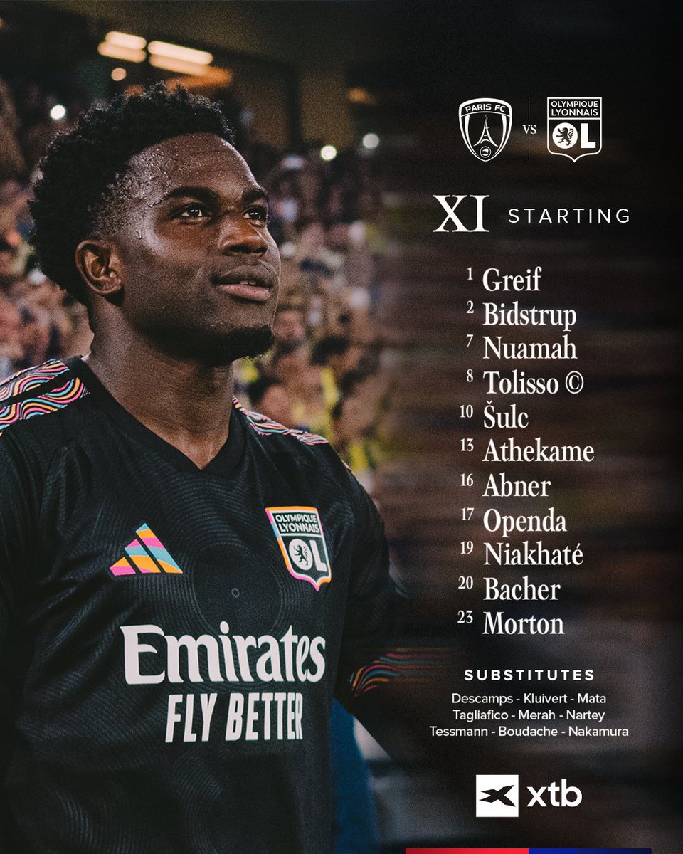 OL_English's tweet photo. Our starting XI is here ❤️💙

Let's go Gones! 🦁

#PFCOL https://t.co/KMwSelR3aF